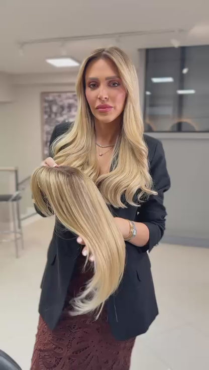 Topo Tradicional - Loiro Mechado - 40 cm